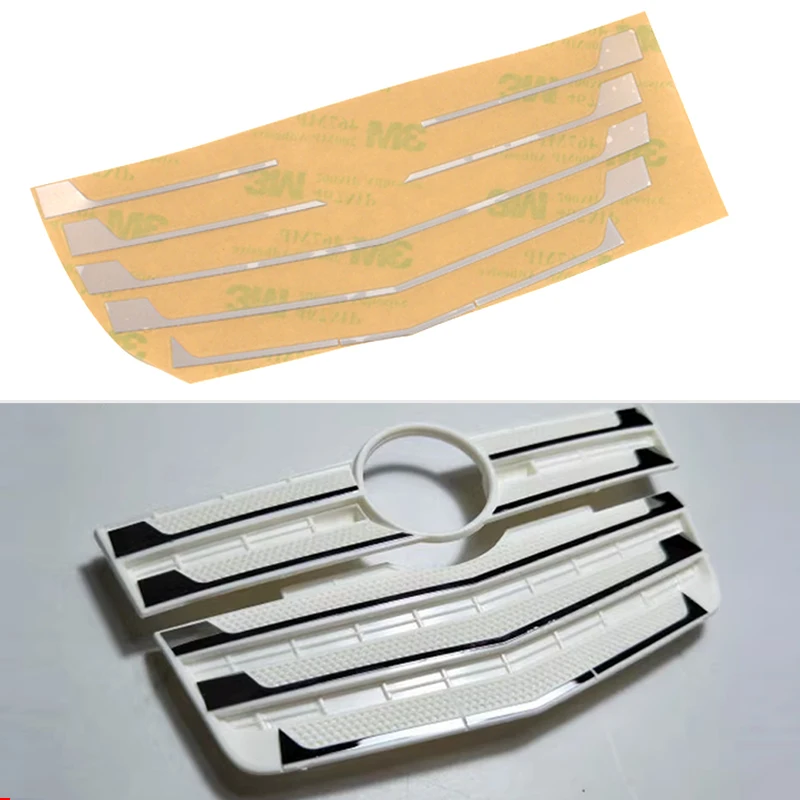 Metal Air Intake Sticker for 1/14 Tamiya RC Truck Car BENZ ACRTOS AROCS 3363 1851 56335 56348 Diy Parts Toys