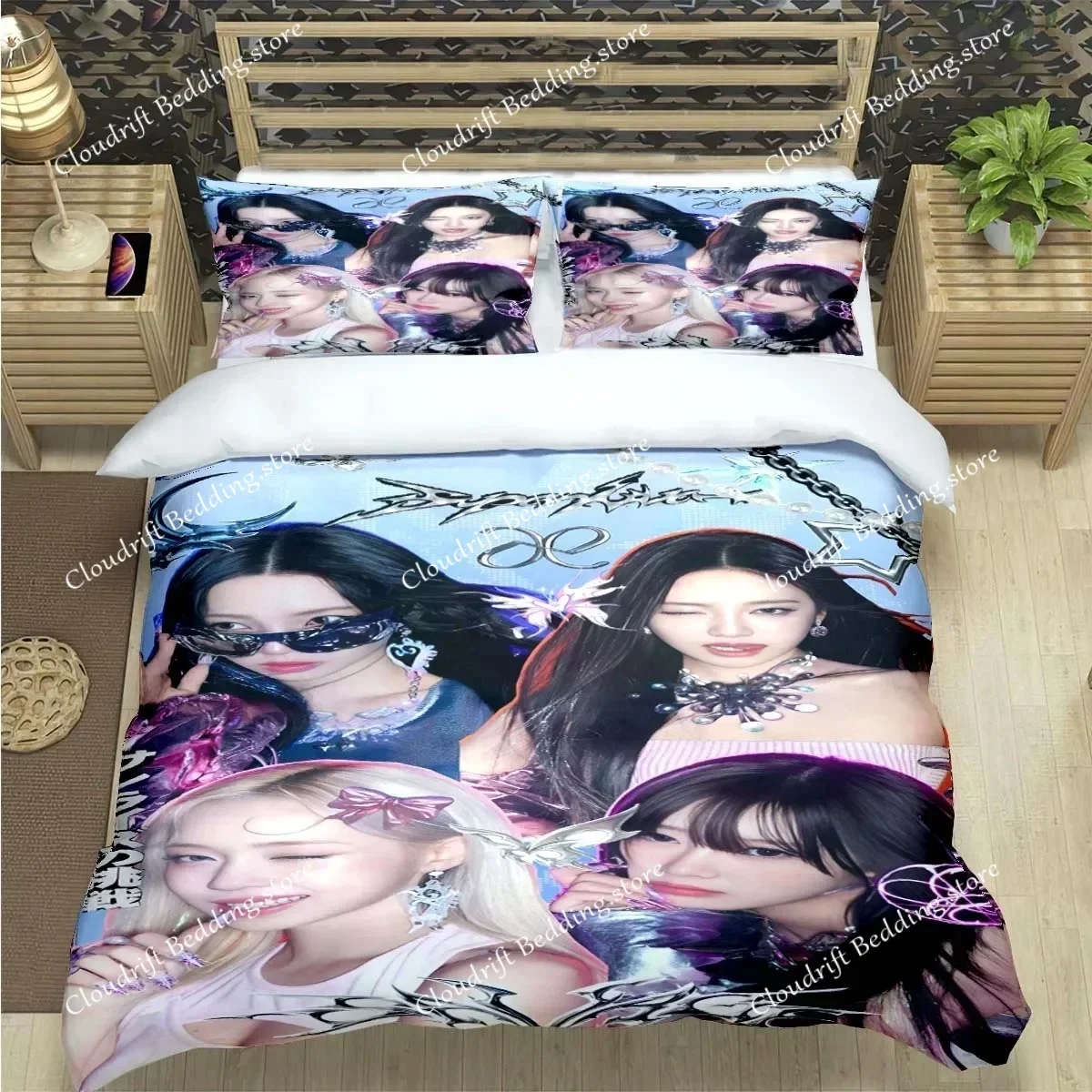 Fashion Korean Girl Group Poster Print Bedding Sets Bed Supplies Set Duvet Cover Bed Comforter Set Bedding Set Gift741