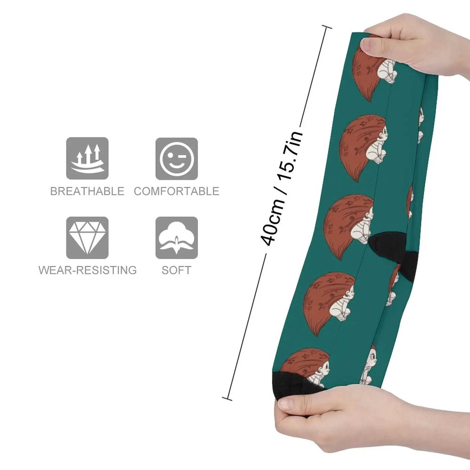 Mebh óg MacTíre Sketch Socks Women's short socks funny gift valentines day gift for boyfriend Wholesale