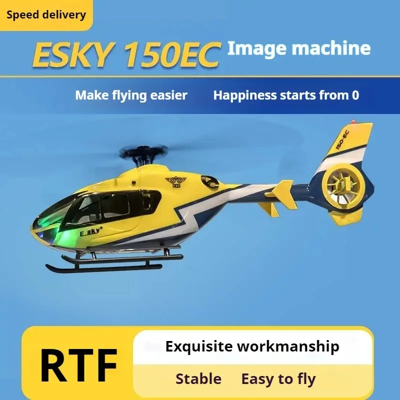 2025 New Esky 150ec Hummingbird Mini 6 Dof Fxz Flight Controller Altitude Hold Flybarless Rc Helicopter Machine Indoor Model Toy