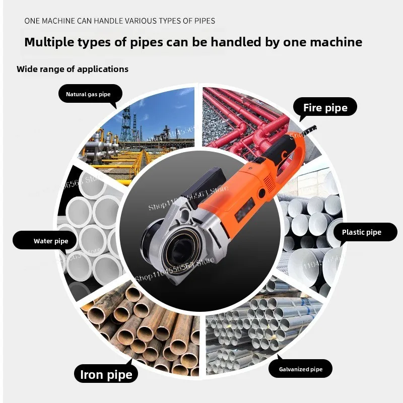 30/50 Small Handheld Electric Threading Machine Pipe Thread Tapping Machine Galvanized Iron Pipe Threading Machine Equipment
