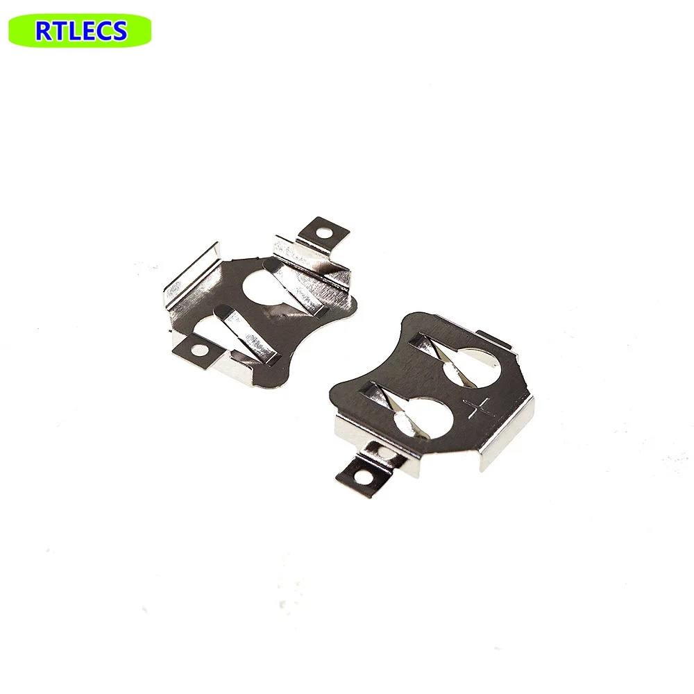 

50Pcs SMD SMT Coin Cell 12MM CR1220 CR1225 Battery Holder Button Retainer Contact 12.0MM Diameter