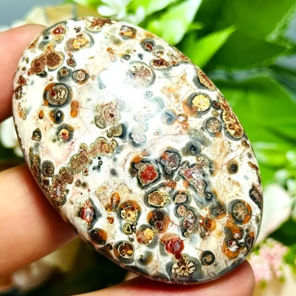 Natural Crystal Palm Starlight Stone Pocket Energy Crystal Thumb Toy Hot Compress Rock Healing Health Family message tool Gift