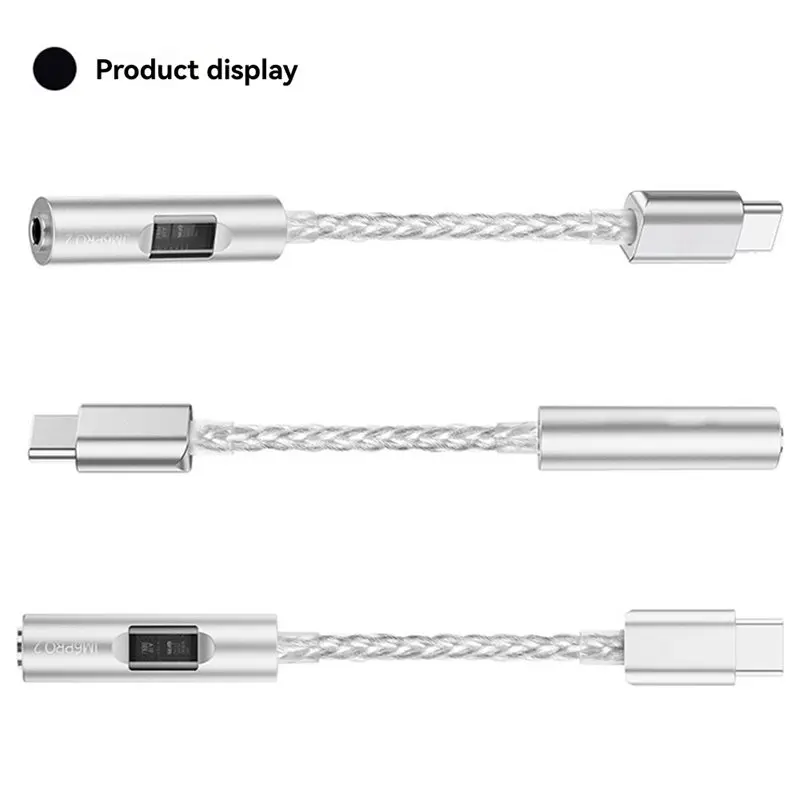 ABUO JM6 Pro 2 HiFi Audio Amplifier Headphone Adapter Type-C to 3.5mm Jack DAC CX31993 for Phone Computer