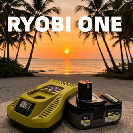 

RYOBI 18V Battery Charger With USB Port For ONE+ 18V Lithium Battery Portable Power Tool Charger