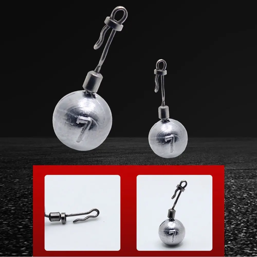 5/10PCS 2g-10g Fishing Lead Sinkers concave bottom Carp Fishing Fishing Weight Sinker weight tapering style
