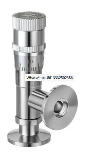 High vacuum fine adjustment valve GW-J30-T/16KF stainless steel