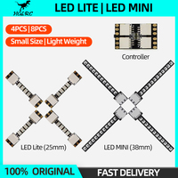 4/8PCS HGLRC LED MINI(38mm)/LED LITE(25mm)/Controller RGB2020 Lamp Beads Light Strips For RC Airplane FPV Freestyle Racing Drone