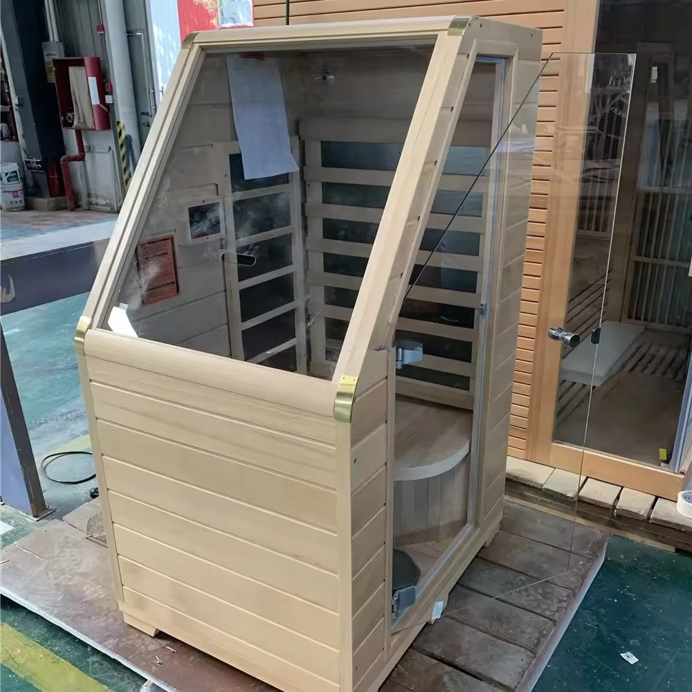 Solid wood single sweat steam room, special multi-functional sweat steam room for beauty salon
