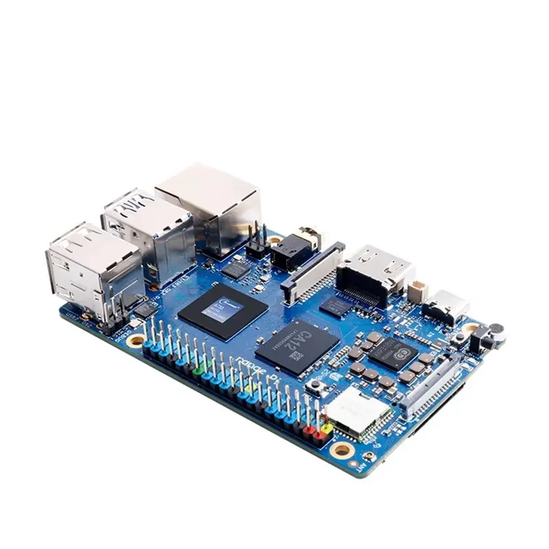 HFES For Orange Pi 4 Pro 4GB LPDDR5 RAM Gigabit SBC Single Board Computer 3 Tops NPU, M. 2 M-Key Slot,Dual Camera MIPI CSI
