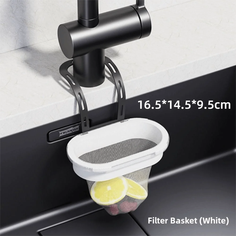 Anti-Clogging Sink Filter Hanging Bag Multifunction Removable Kitchen Sink Strainer Residue Separation Kitchen Filter Basket