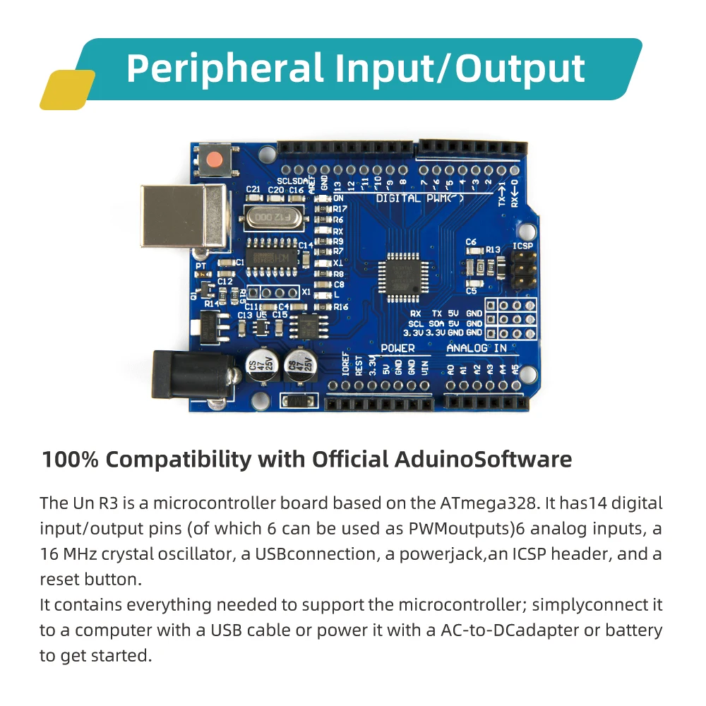 Super Starter Kit Including Breadboard 1602 IIC Jumper Wire Set R3 for Arduino UNO with Tutorial