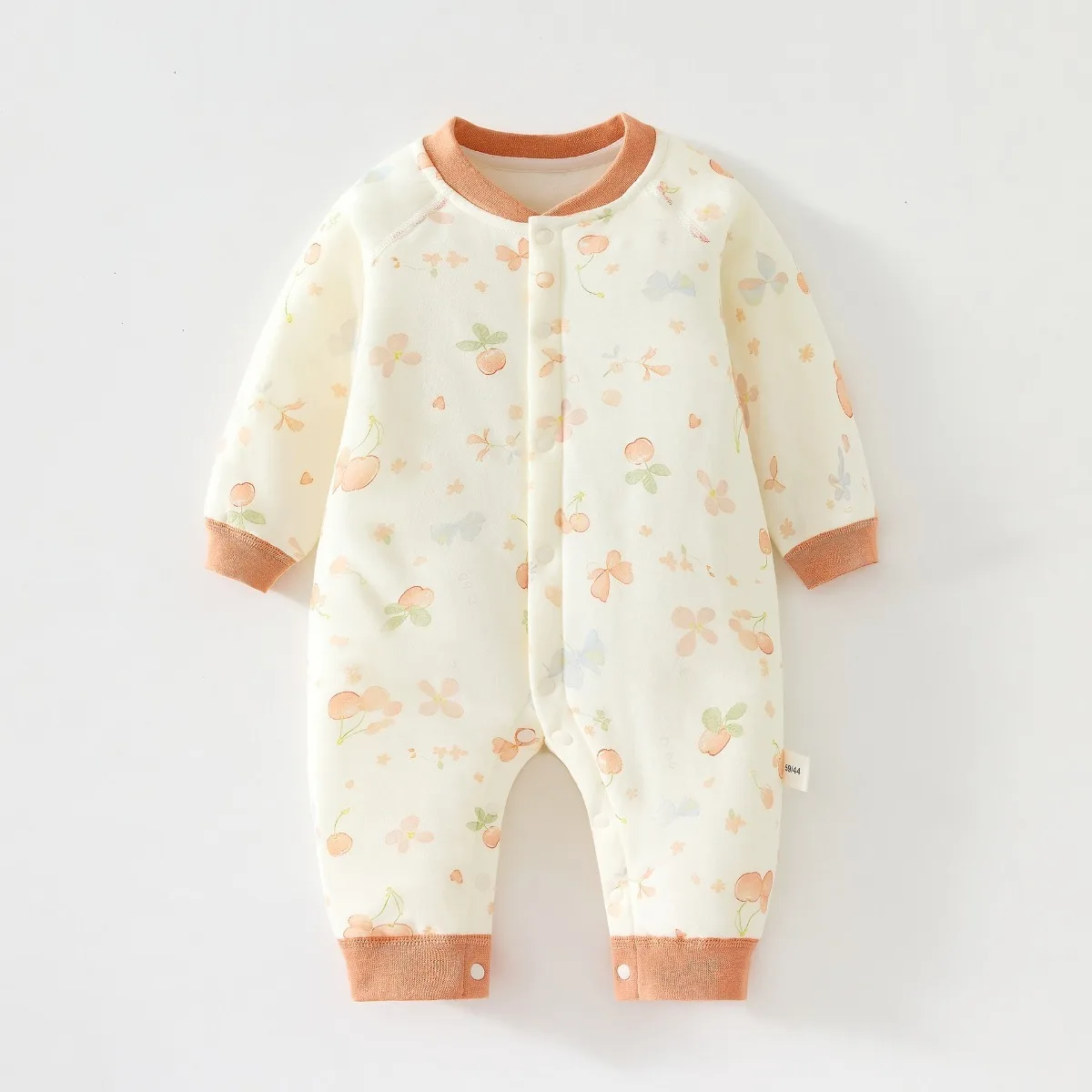

Baby Autumn Winter Warm Pure Cotton Daily Clothes 0-18 Months Infant Girl New Model Romper Newborn Boy One-piece Outdoor Clothes