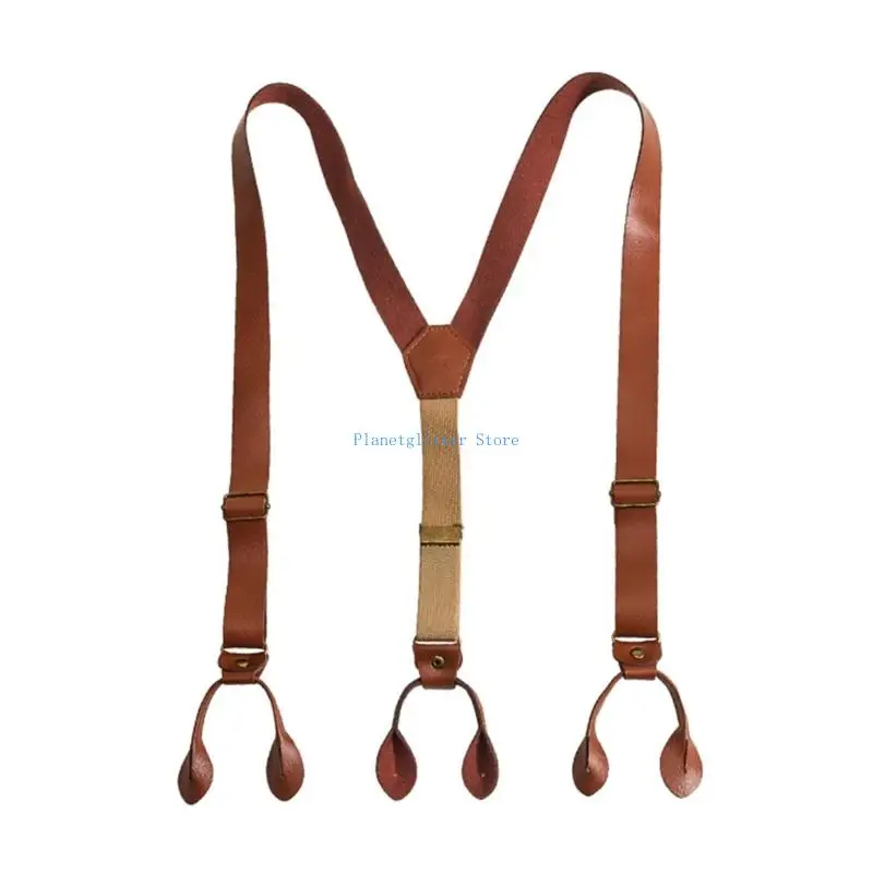 

652B Modern Classical Suspenders Suitable for Men and Women Belt Metal Clip