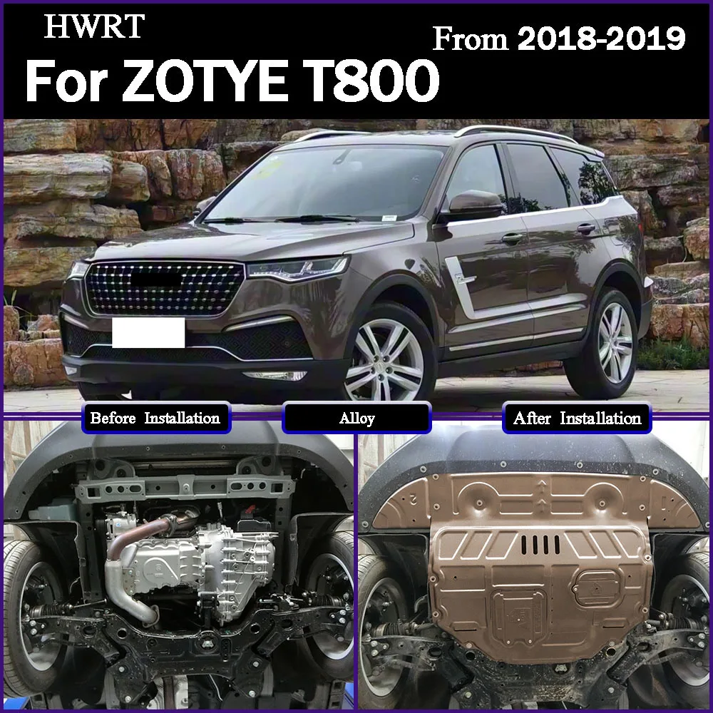 

Higher Quality Black Under Engine Guard Mudguard Board Splash Shield Mud Fender Plate Panel For ZOTYE T800 2018-2019 2.0T