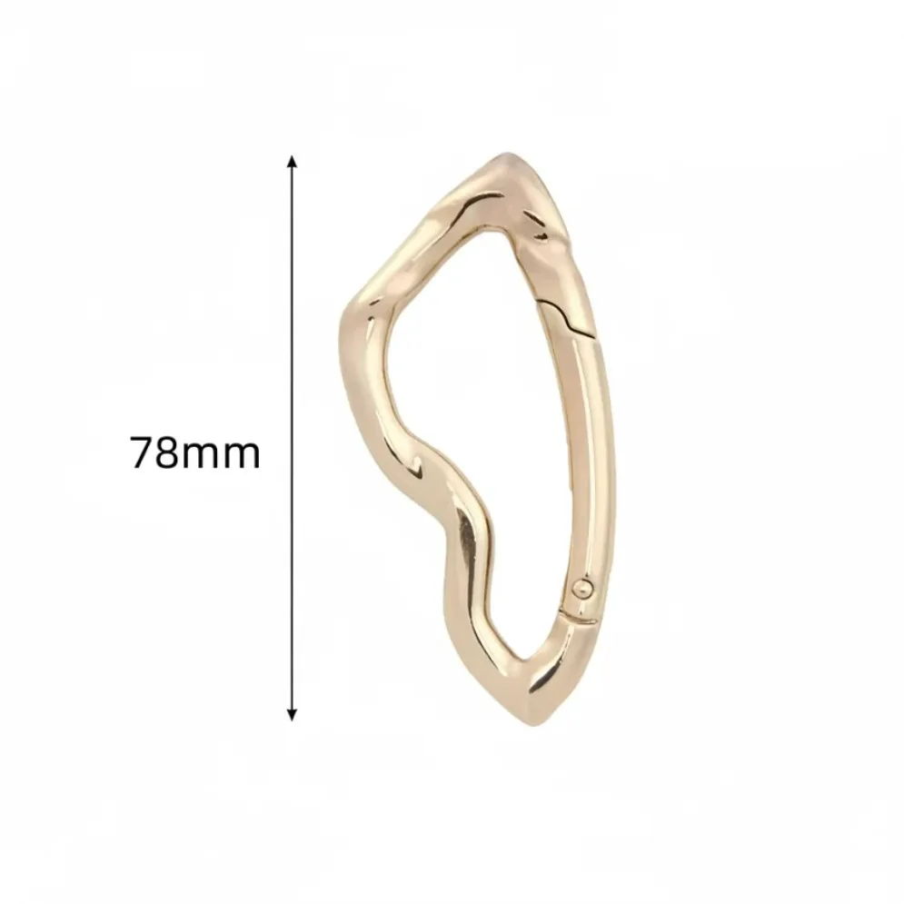 2-6pcs Metal Carabiner Keychain Multifunctional Mountaineering Car Key Ring Gothic Backpack Waist Hanging Decor DIY Crafts