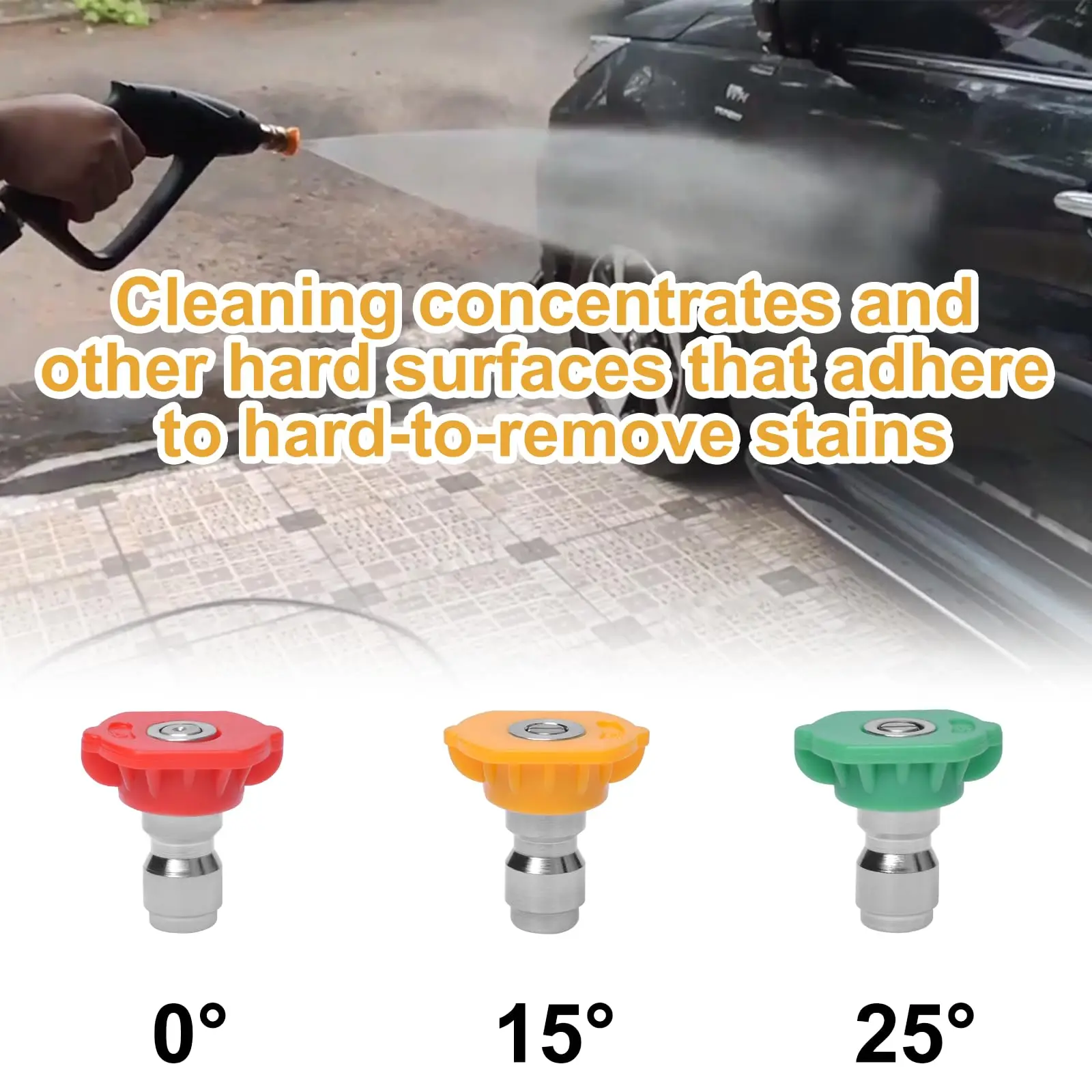 Pressure Washer Sprayer Nozzle Tip 1/4\