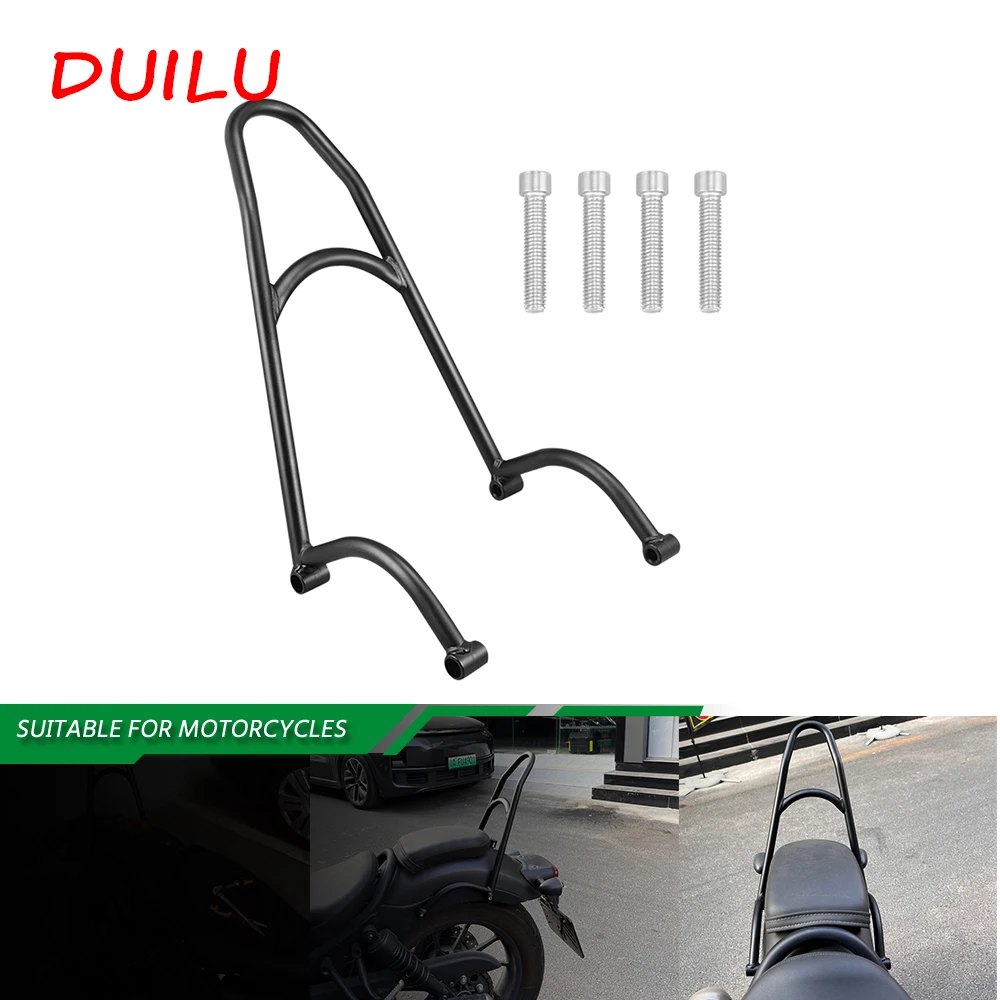 

For Honda Rebel CMX500 CMX300 2017- 2023 Motorcycle Rear Passenger Backrest Cushion Sissy Bar Armrest Tail Rack Accessories