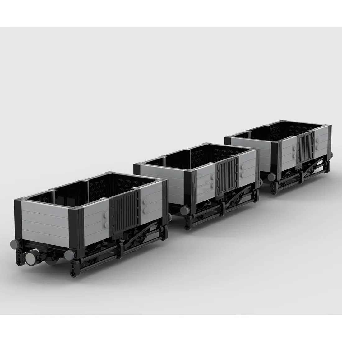 

Custom MOC-58560 Plank Wagon Train Model 155 Parts Kids Gift for Christmas