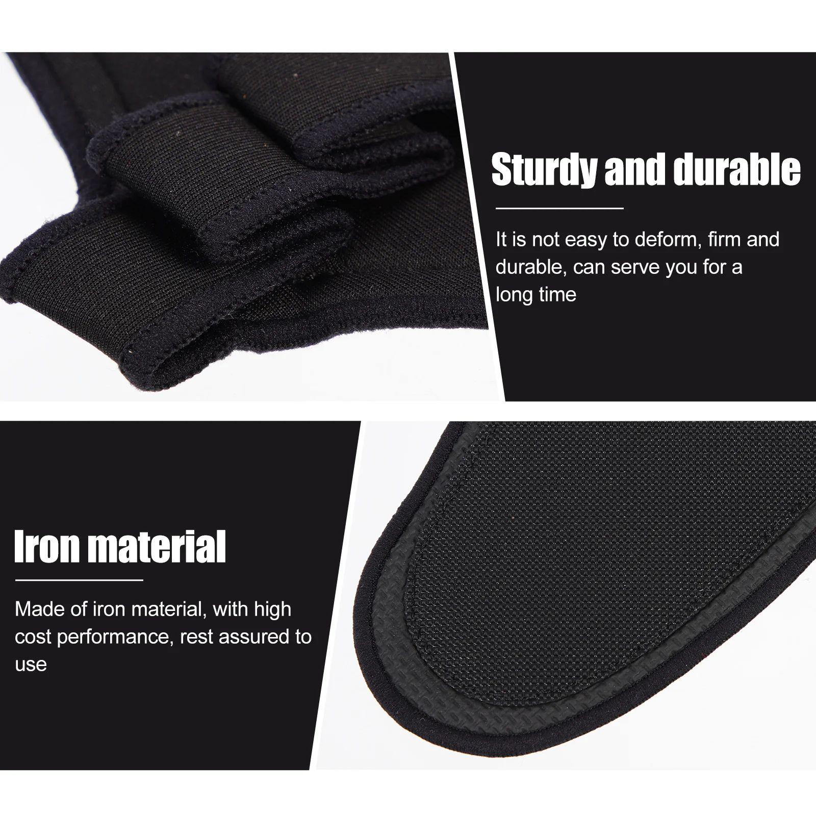 

1 Pair Half-Finger Support Pads Lightweight Durable Exercise Palm Protectors Breathable Gym Training Grip Guards Lifting Workout