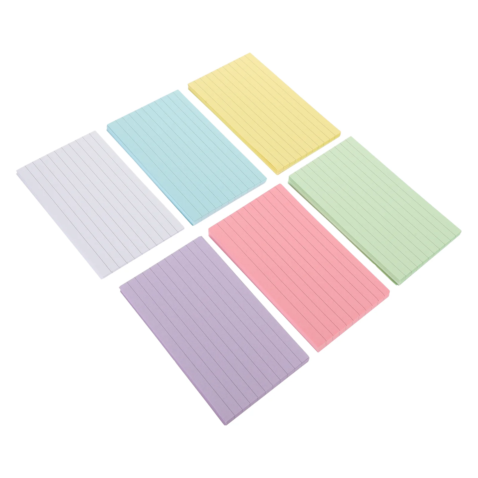 

300 Sheets Colored Index Cards Learning Flashcards DIY Portable Paper Word Note Large