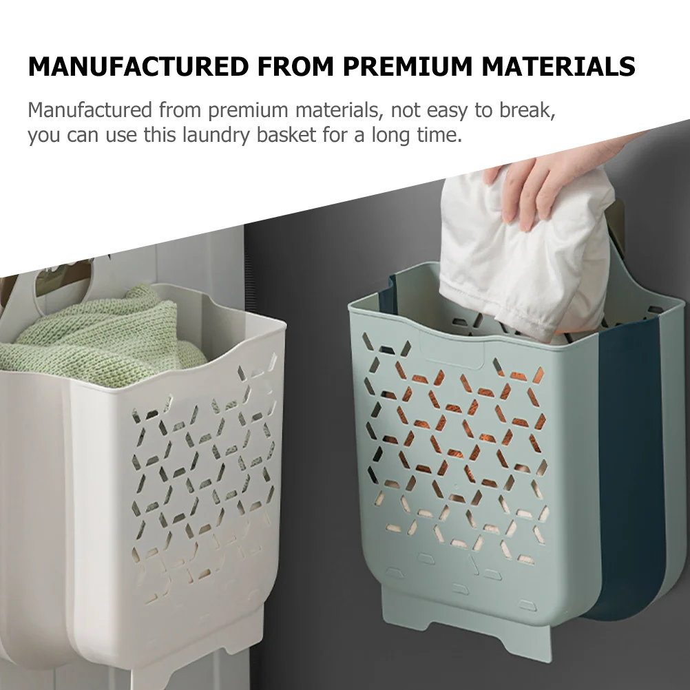 Cesta para la colada para colgar en la pared, cestas para almacenamiento de ropa, cesto para el baño, Tpe sucio, plegable para bebé