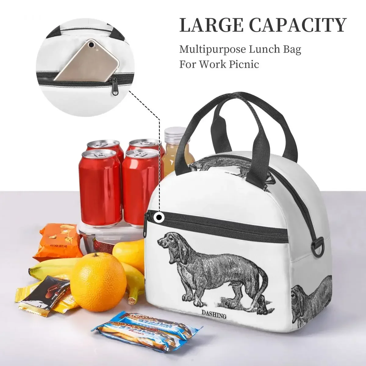 

Lunch Bags Insulated Bento Box Waterproof Lunch Tote Picnic Bags Cooler Bag for Woman Kids