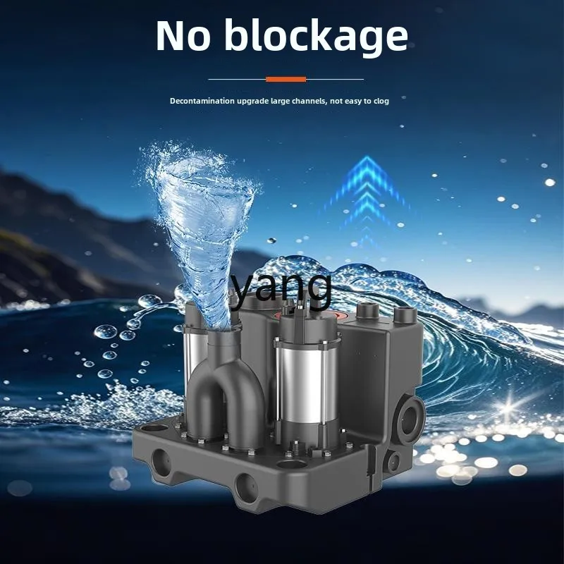 LMM Sewage Lift Pump Basement Electric Toilet Sewage Pump Automatic Household Lifter