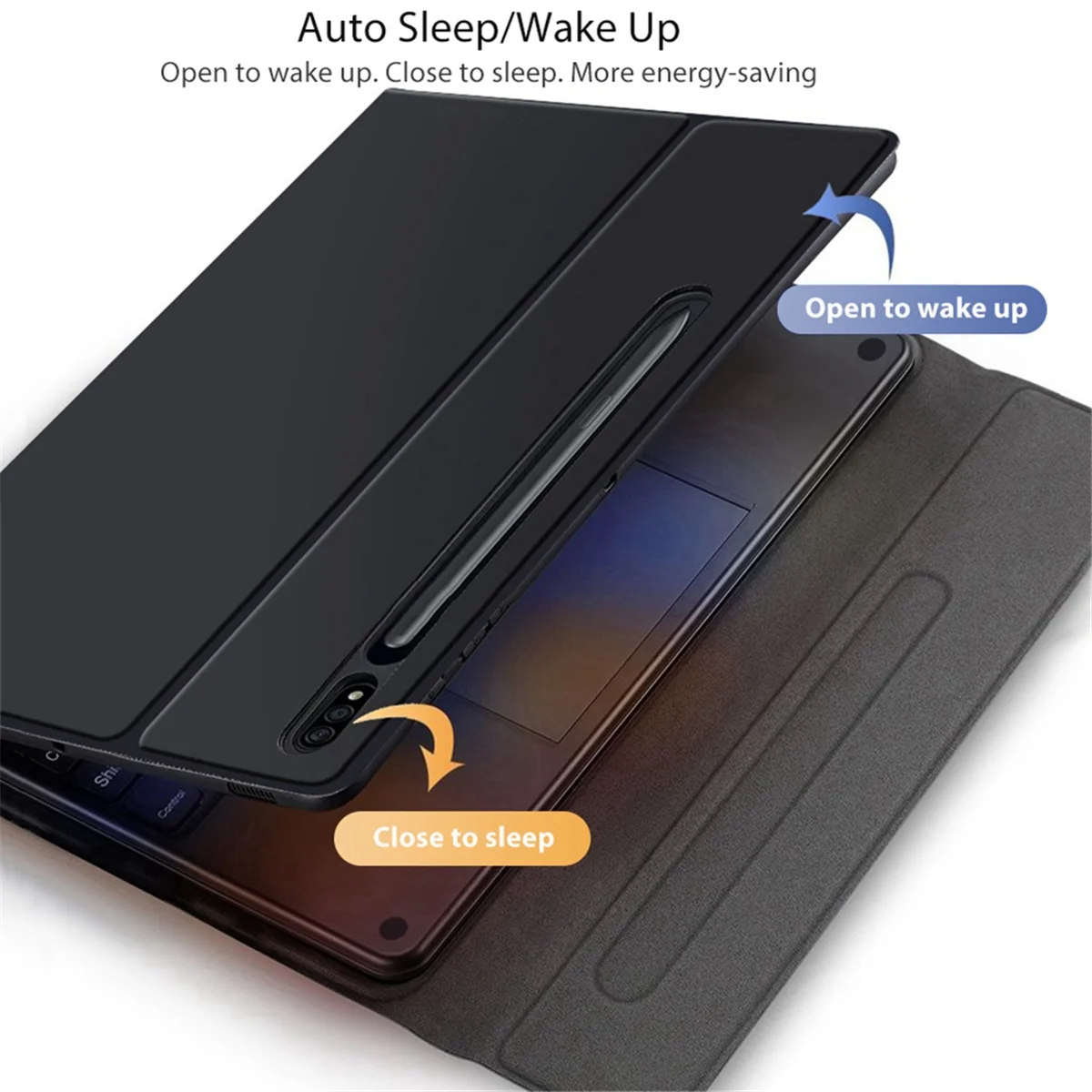 AT87-Para Samsung S9 11 Polegadas Tablet Capa para S9 Bluetooth Teclado Sem Fio Caso com Teclado