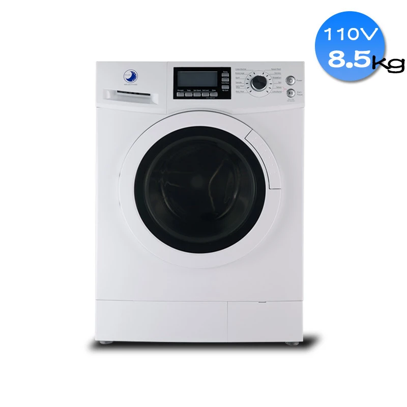 110V Washing Machine for Ship 8.5KG Drum Washing and Drying Machine Full Automatic Condensation Dryer