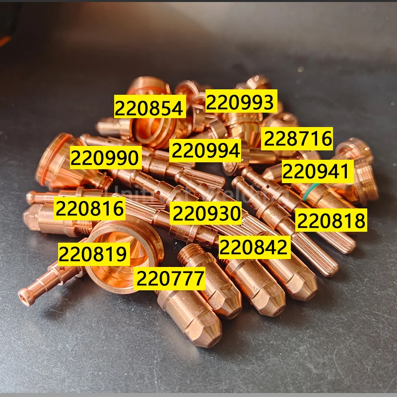 10Pcs Powermax105 Torch Consumable 220842 220777 Electrode 220930 220941 220819 220816 220990 Nozzle 220993 220817 220818 Shield