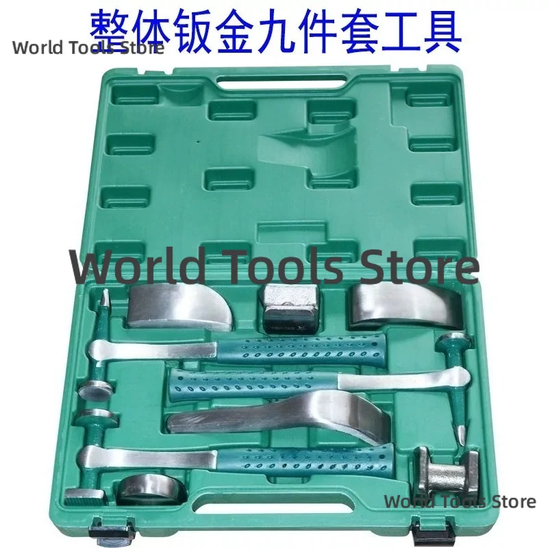Multi-functional Auto Body Hammer and Dolly Kit Car Sheet Metal Panel Repair Hand Tool Set
