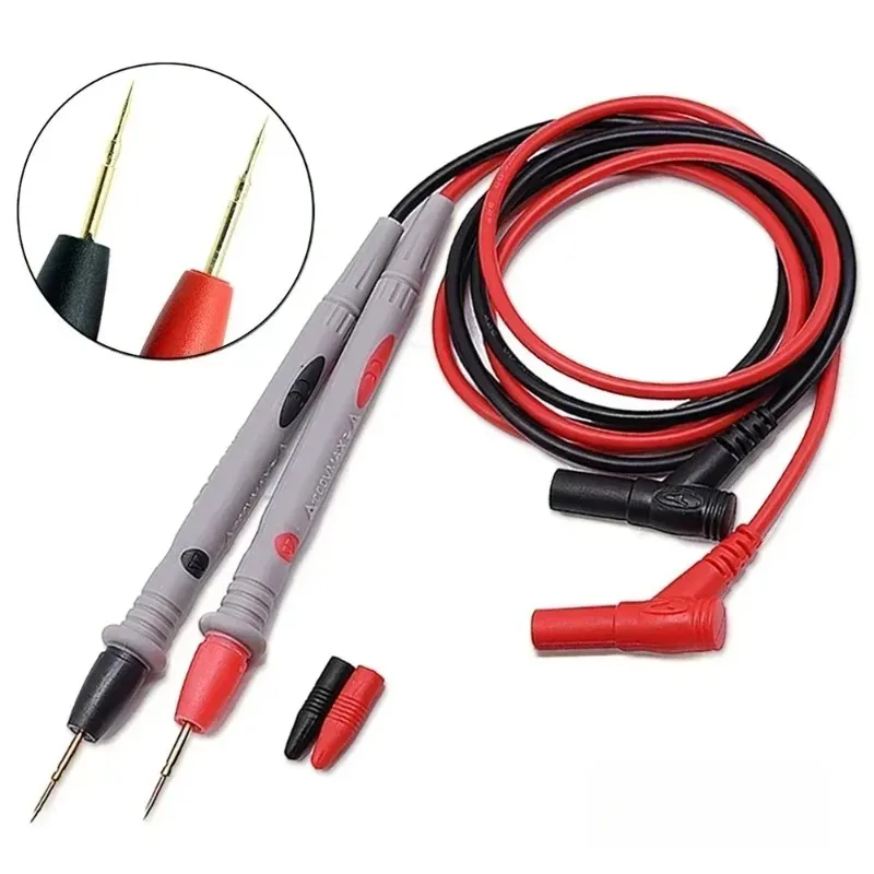 Gold Plated 10A Multimeter Test Leads with Crocodile Clips Universal Electrical Test Probes for Multimeter Maintenance