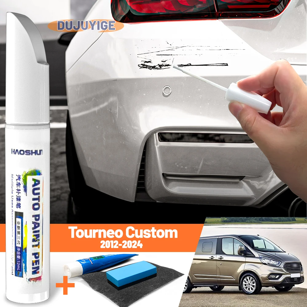 Stylo de peinture automobile, soins de peinture, réparation des rayures, cire dissolvant de rayures pour Ford Tourneo personnalisé 2012-2024 2013 2014 2021 2022 2023