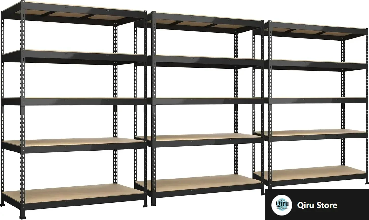 

3 Packs 48" W x 24" D x 72" H Adjustable Garage Storage Shelves-5-Shelf Heavy Duty Shelving Unit,Warehouse Pantry Closet Kitchen