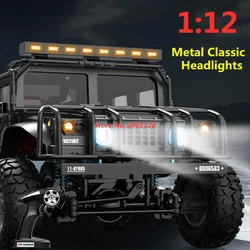 1:12 Full Scale RTR Version RC Crawler Car 4wd Climbing Car 2.4G 1:12 faro ad alta velocità metallo Classic RC Racing Car Boy Gifts