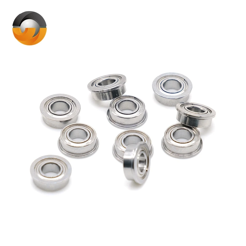 

10PCS SF605ZZ 5x14x5 mm ABEC-7 Flange Bearings Chrome Steel Bearing
