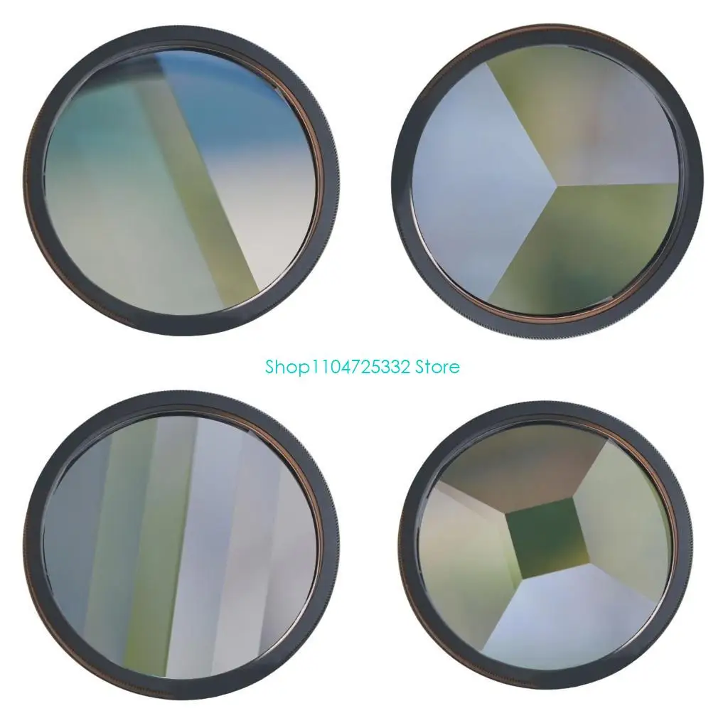 

P5EA 49 мм стеклянная призма для калейдоскопа, фильтр для объектива камеры, аксессуары для фотосъемки, сменный фильтр для камеры