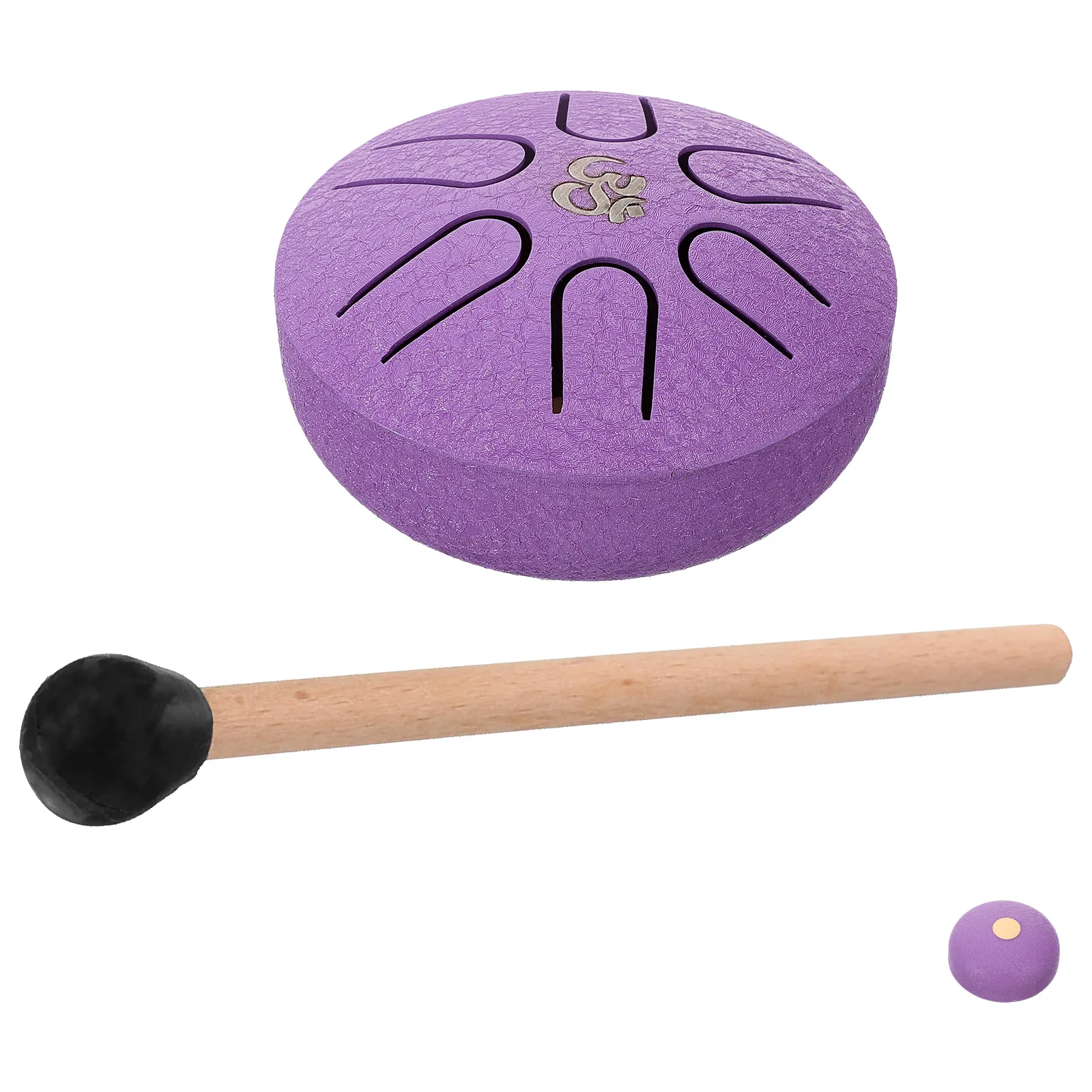 

Mini Steel Tongue Drum 3 Inch Lavender Kids Musical Instrument Full Accessories Set Beginner Percussion Ethereal Drum Melodious