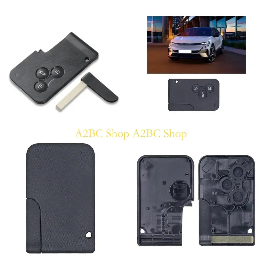 

A2BC Auto Keys Shell Improve 3 Button Remote Case Consistent Specific Edict Vehicles Plastic Construction