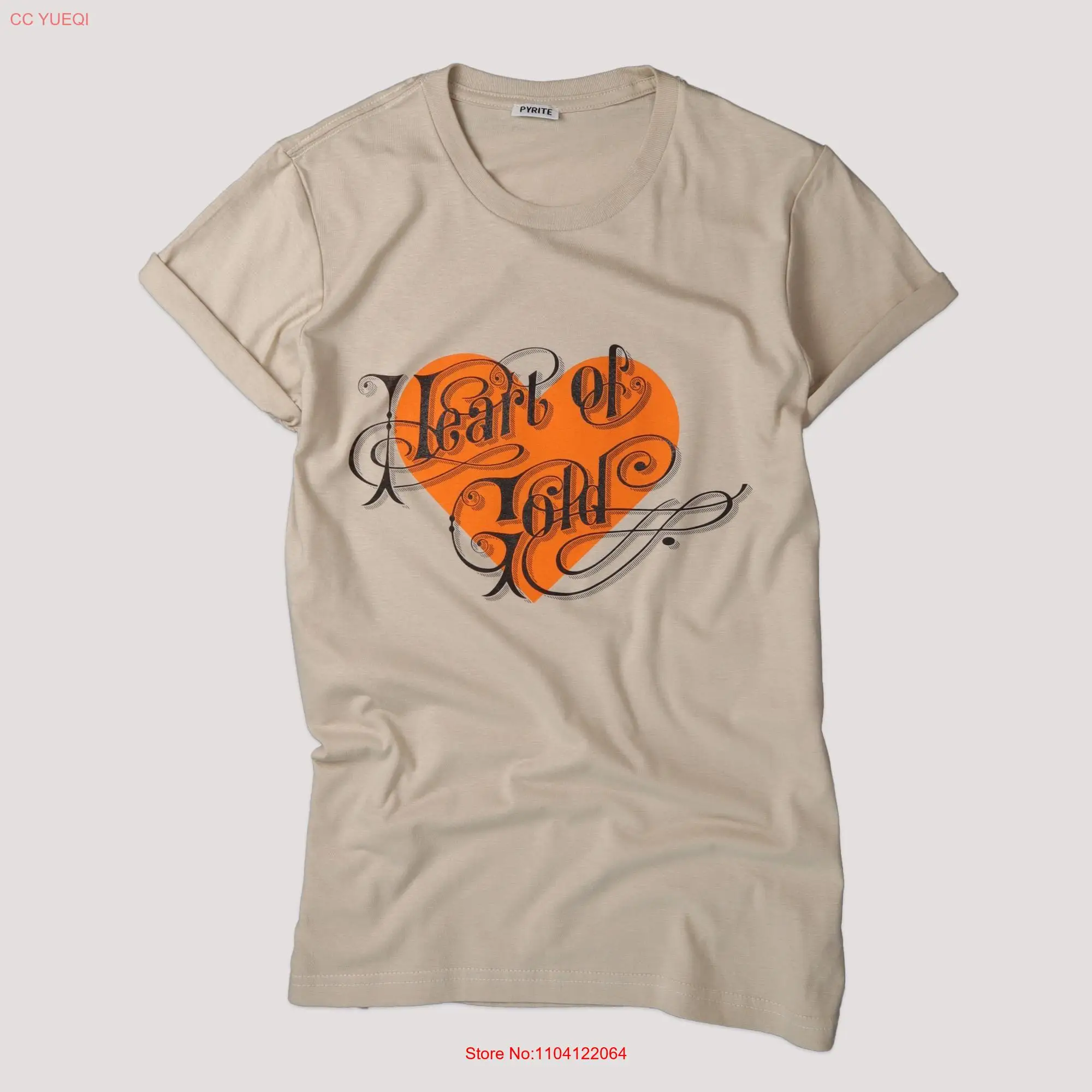 Neil Young Heart of Gold Harvest Hand Screen Camiseta ajustada 100 algodón para mujer camiseta luna manga larga o corta