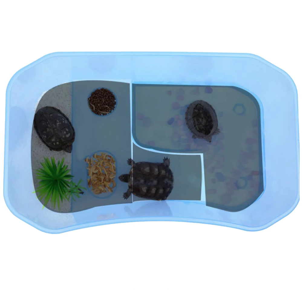 

turtle tank reptile habitat turtle tank with platform plastic fish tank reptile aquarium turtle feeding box