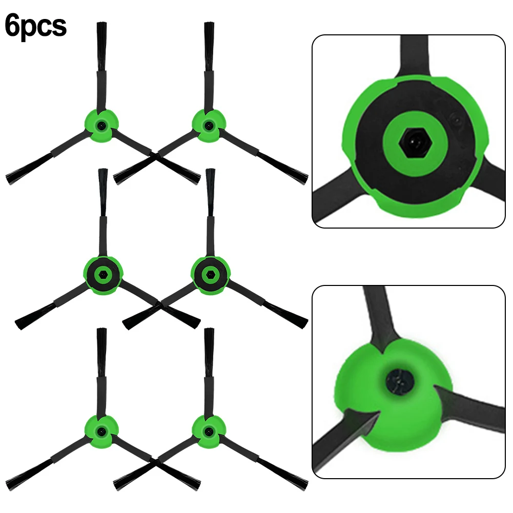 6 Pack Side Brush Main Brushes Edge-Sweeping Brush For Roomba E, I, & J Series Replacement Vacuum Cleaner Accessories