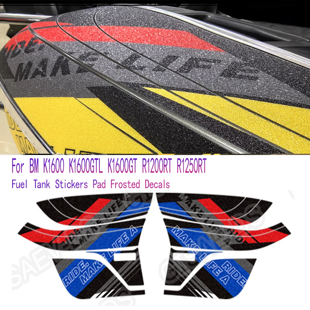 For BW K1600 K1600GTL K1600GT R1200RT R1250RT Motorcycle Tank Pad Side Trunk Luggage Panniers Cases Stickers Box Decals Protecto