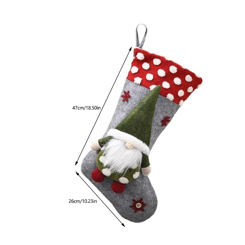 جوارب عيد الميلاد حلي معلقة جوارب عيد الميلاد ديكورات عطلة عيد الميلاد