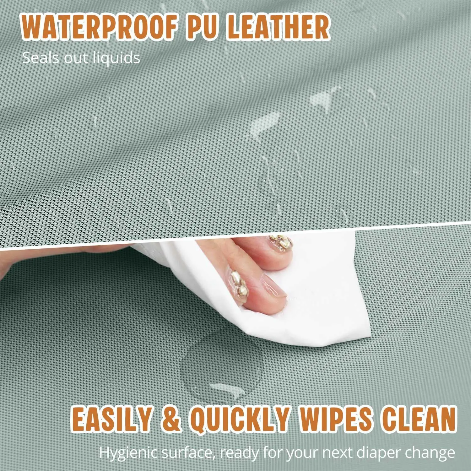 Picture 4: Babyfond Diaper Pad Baby Changing Pad Leather Care Changing Table Baby Massage Maternal and Infant Grade