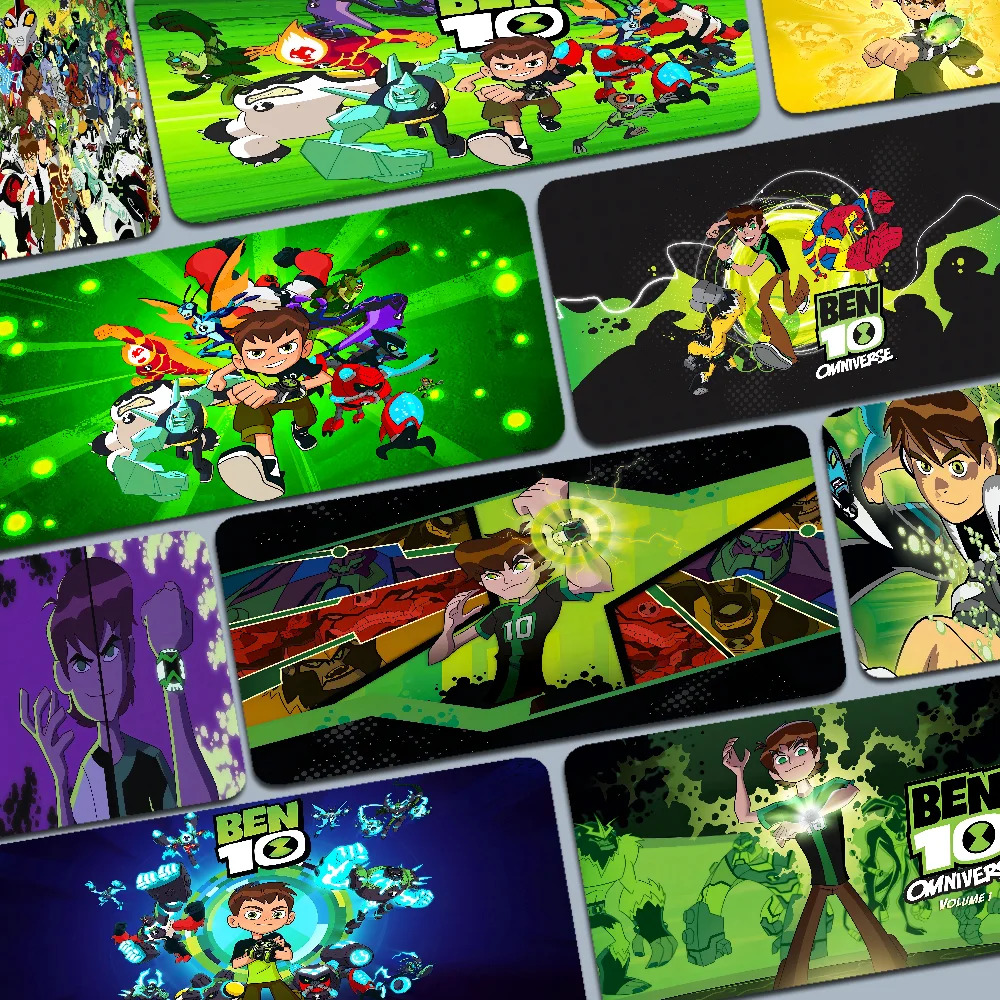 

Cartoon B-Ben 10 Cool Large Gaming Mouse Pad XL Locking Edge Size For Game Keyboard Pad For Gamer