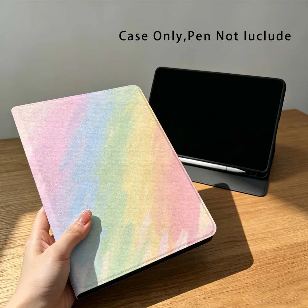 Pastel Colorful Brushstroke For Xiaomi Poco Redmi Pad 8 2 4 5 6 6S 7 7S SE Pro 14 11 11.2 12.1 12.5 Inch Tablet Case Fashion