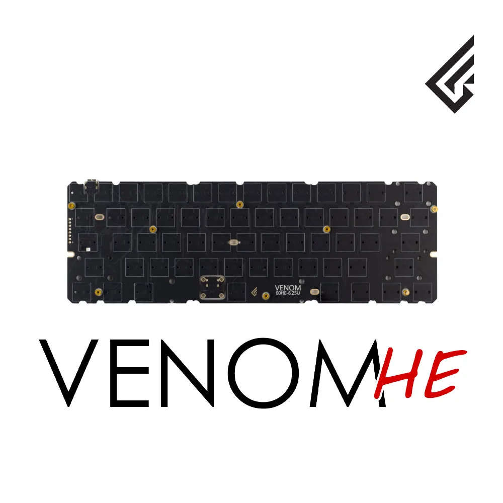 Geonworks Venom60 HE Venom65 HE Venom 60HE RGB PCB 6.25U/7U Space