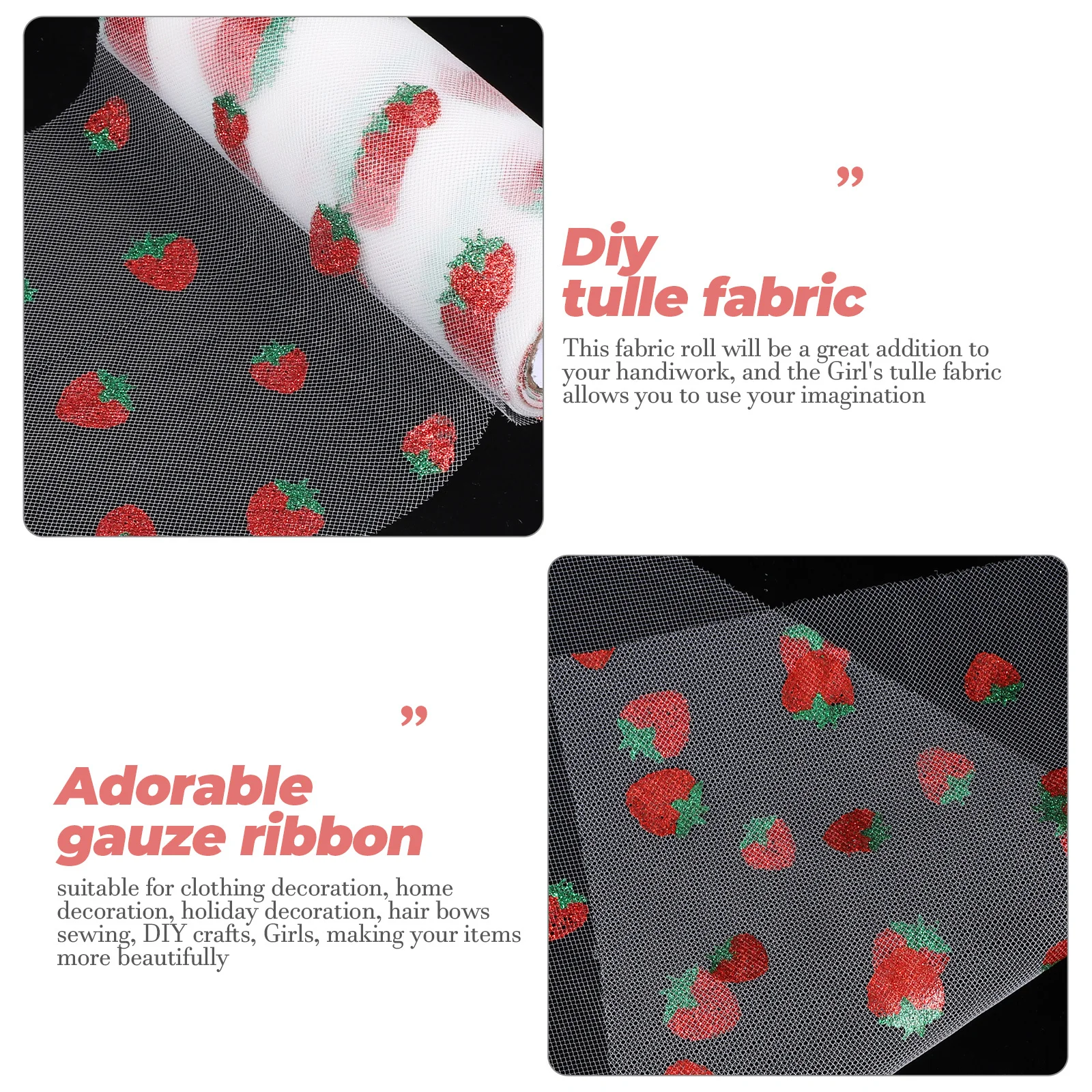 

1 Roll Tulle Roll in Rich Colors Soft Skin-Friendly Headdress Gauze for DIY Hair Accessories Festival Outfits Craft